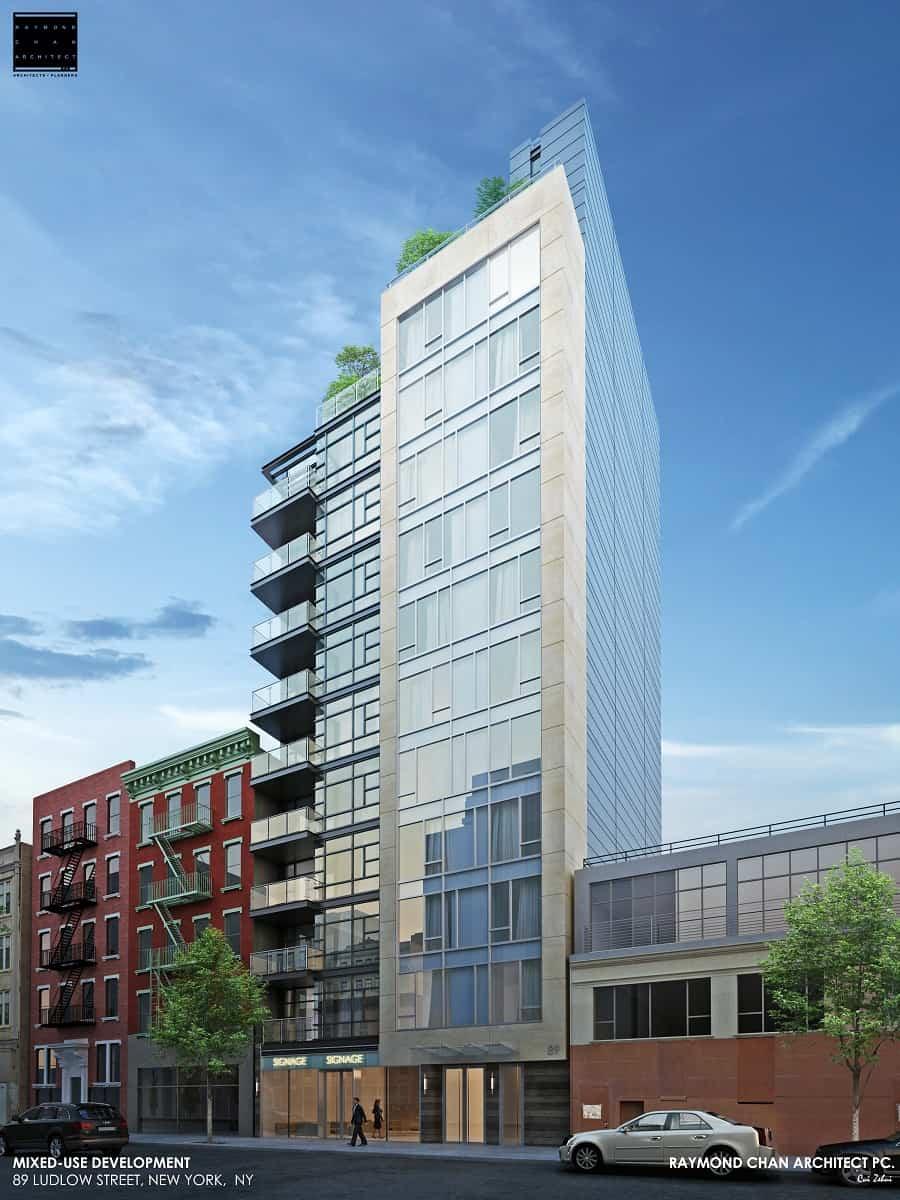 Peek the 12-story Lower East Side tower planned for Ludlow